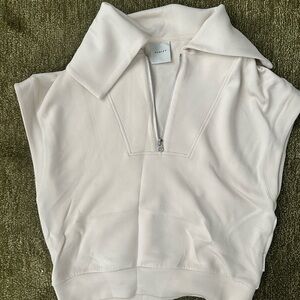 Varley Cream Short Sleeve Top